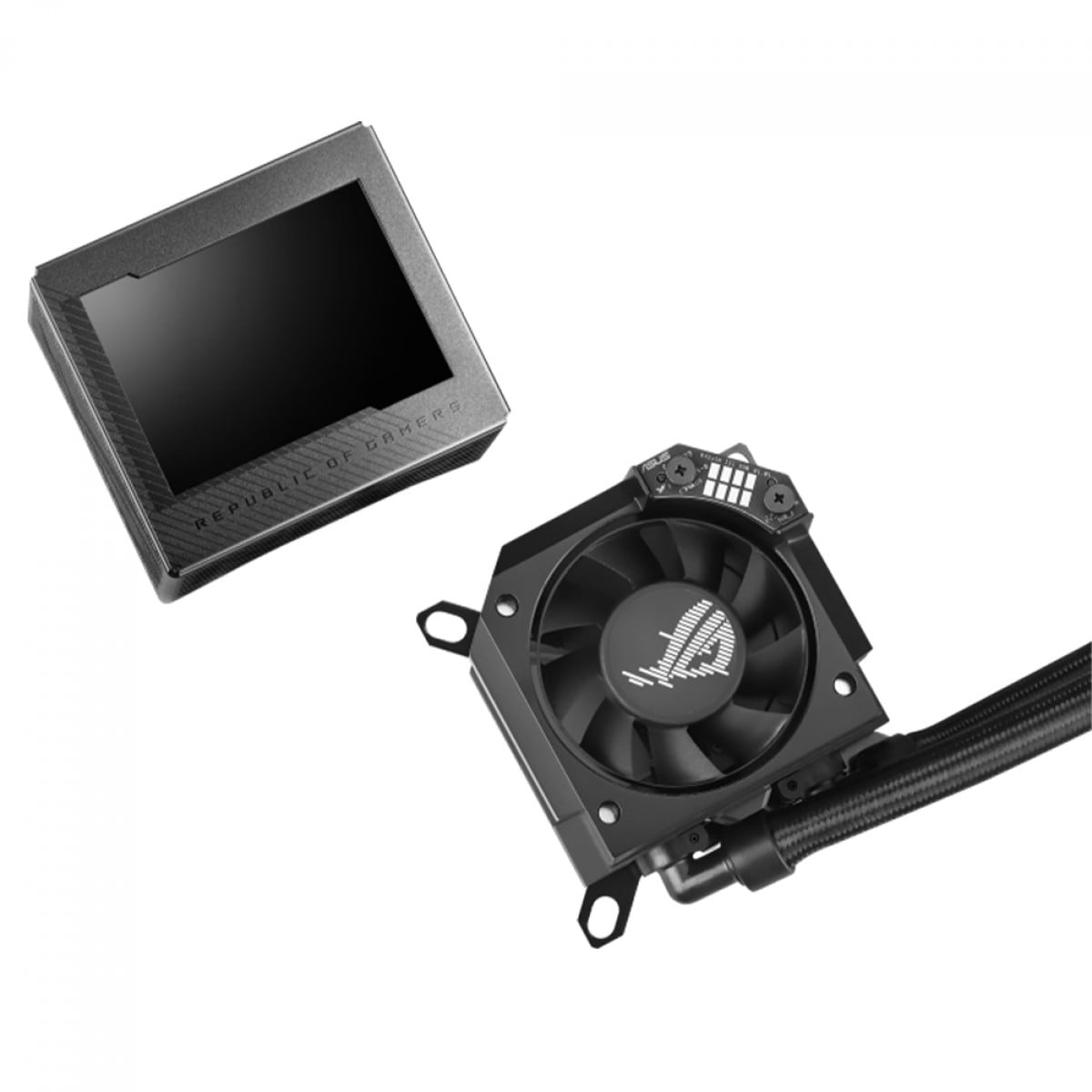 Water Cooler Asus Rog Ryujin III, 360mm, ARGB, Display LCD, Intel-AMD, Black, 90RC00L1-M0UAY0