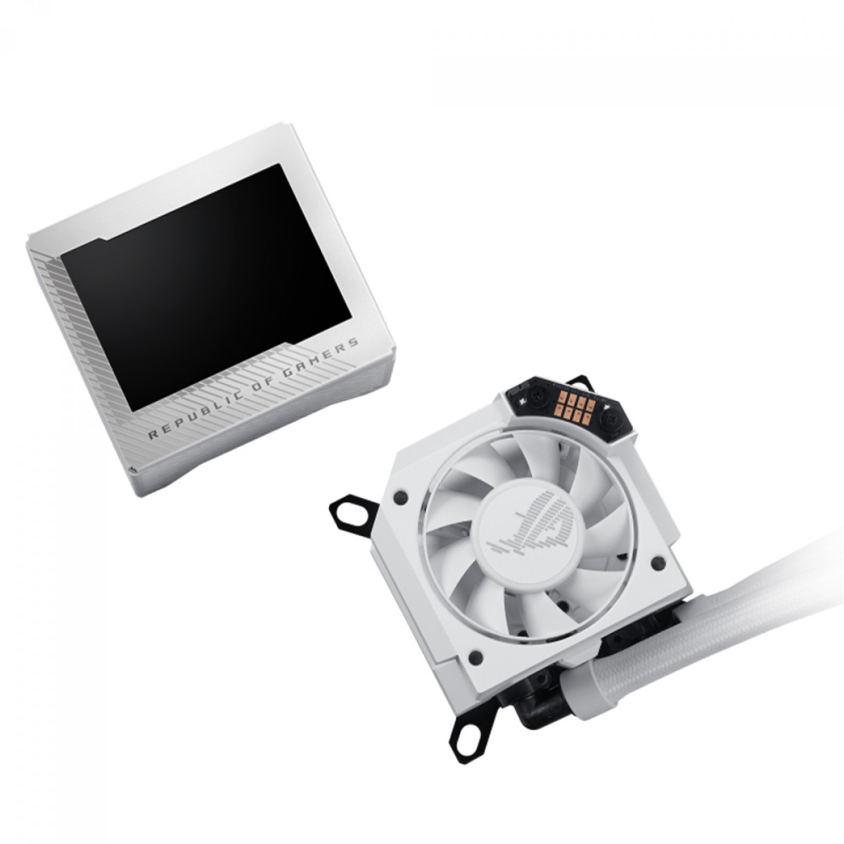 Water Cooler Asus Rog Ryujin III, 360mm, ARGB, Display LCD, Intel-AMD, White, 90RC00L2-M0UAY0