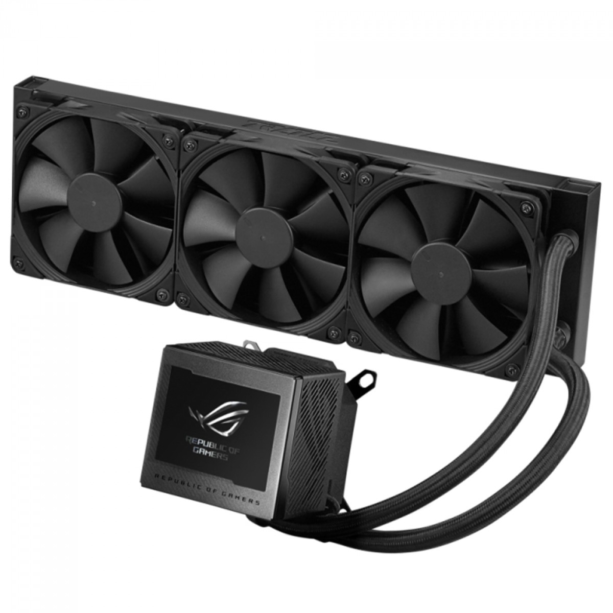 Water Cooler Asus Rog Ryujin III, 360mm, Display LCD, Intel-AMD, Black, 90RC00L0-M0UAY0