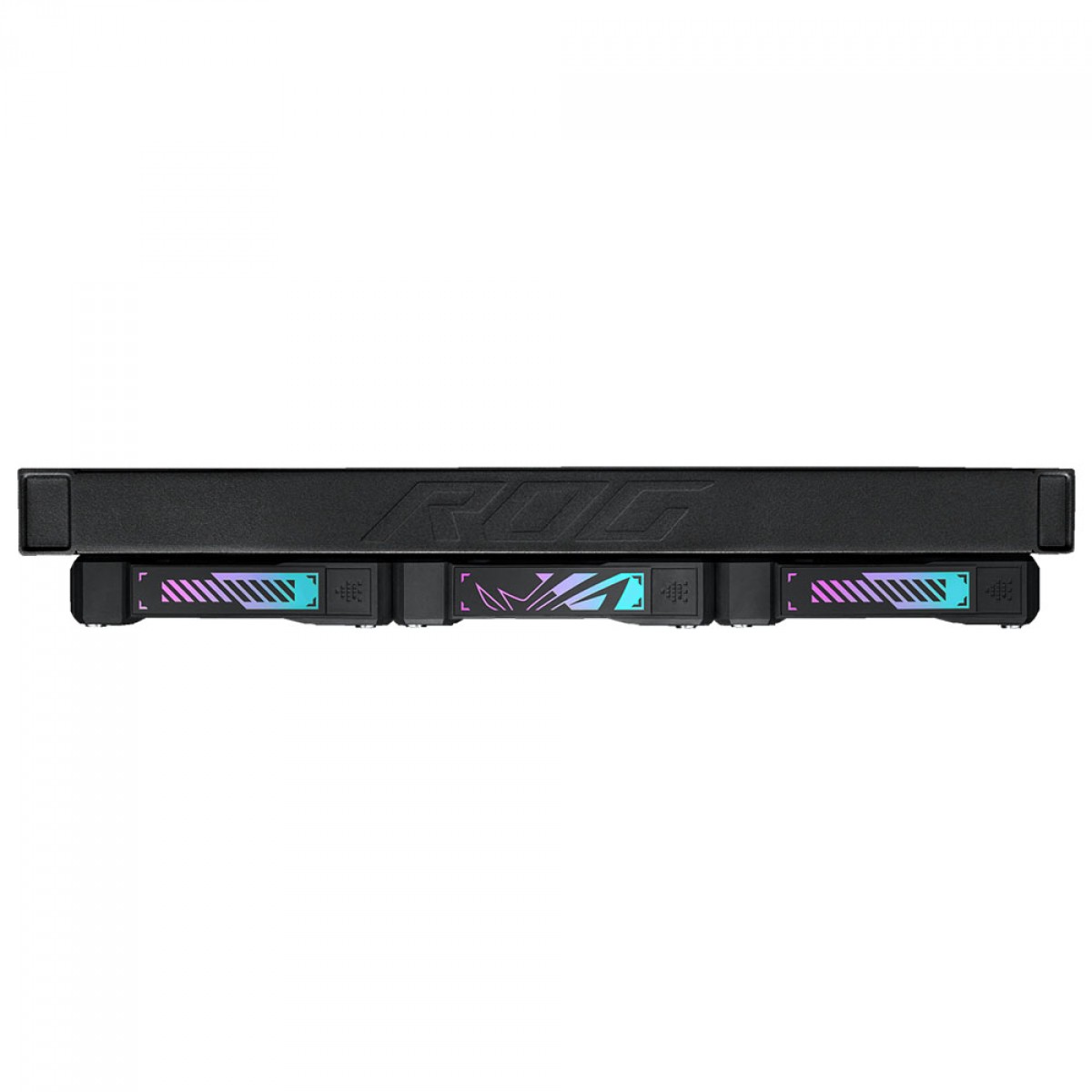 Water Cooler Asus Rog Ryuo IV SLC, 360mm, ARGB, Intel-AMD, Display Curvo AMOLED, Preto, 90RC0151-B0AAY0