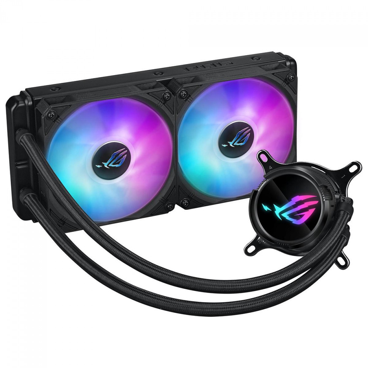 Water Cooler Asus Rog Strix LC III, 240mm, ARGB, Intel-AMD, Black, 90RC00S1-M0UAY0
