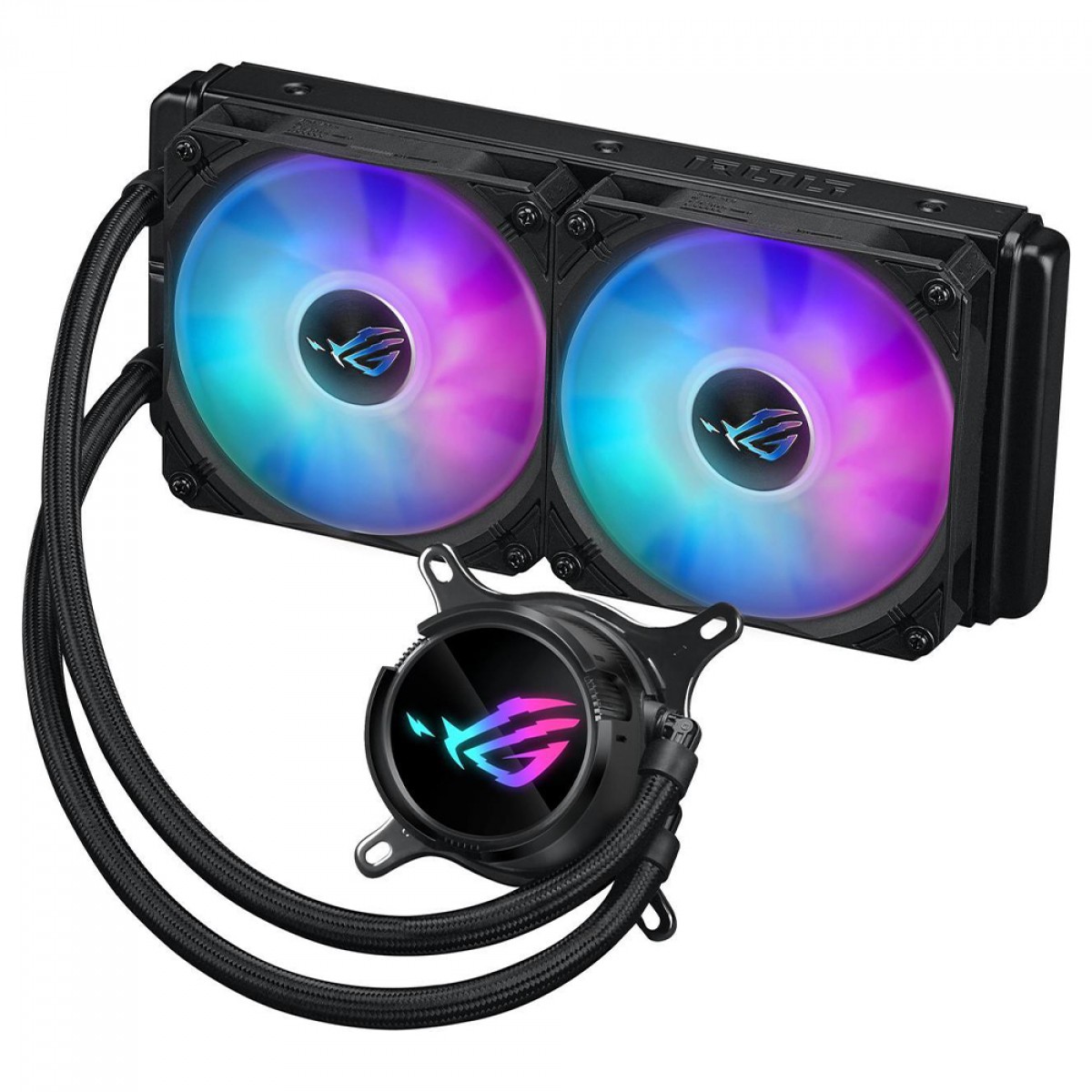 Water Cooler Asus Rog Strix LC III, 240mm, ARGB, Intel-AMD, Black, 90RC00S1-M0UAY0