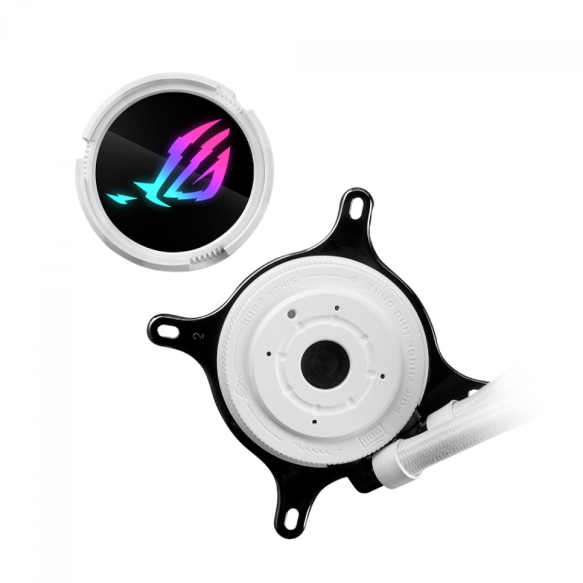 Water Cooler Asus Rog Strix LC III, 240mm, ARGB, Intel-AMD, White, 90RC00S2-M0UAY0 - Open Box