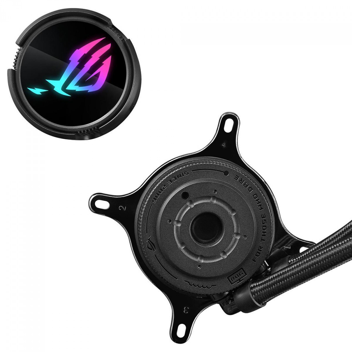 Water Cooler Asus Rog Strix LC III, 360mm, ARGB, Intel-AMD, Black, 90RC00T0-M0UAY0