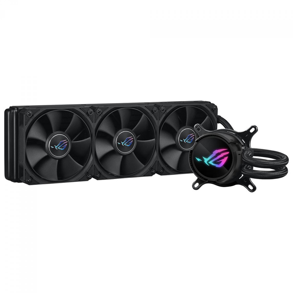 Water Cooler Asus Rog Strix LC III, 360mm, ARGB, Intel-AMD, Black, 90RC00T0-M0UAY0