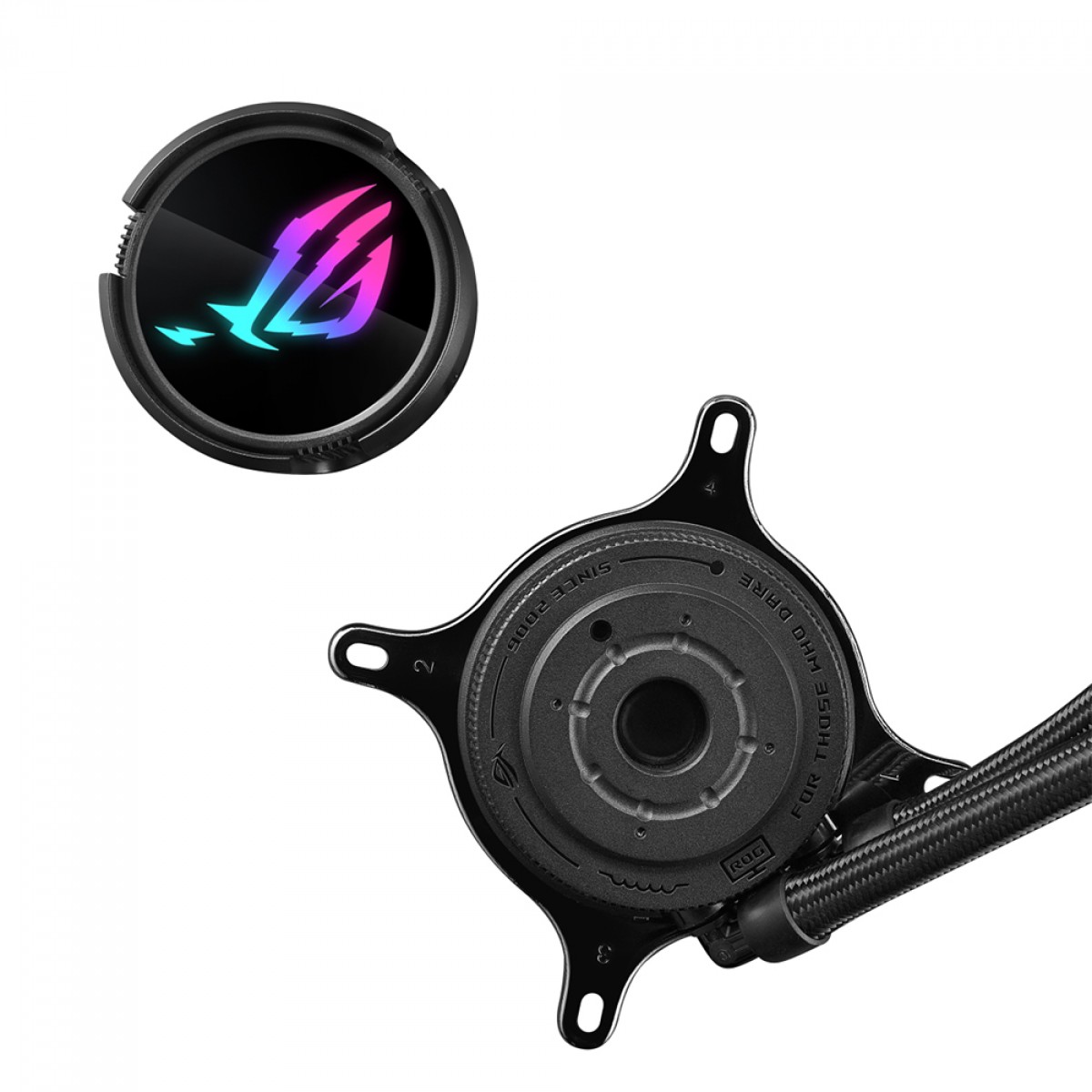 Water Cooler Asus Rog Strix LC III, 360mm, ARGB, Intel-AMD, Black, 90RC00T1-M0UAY0