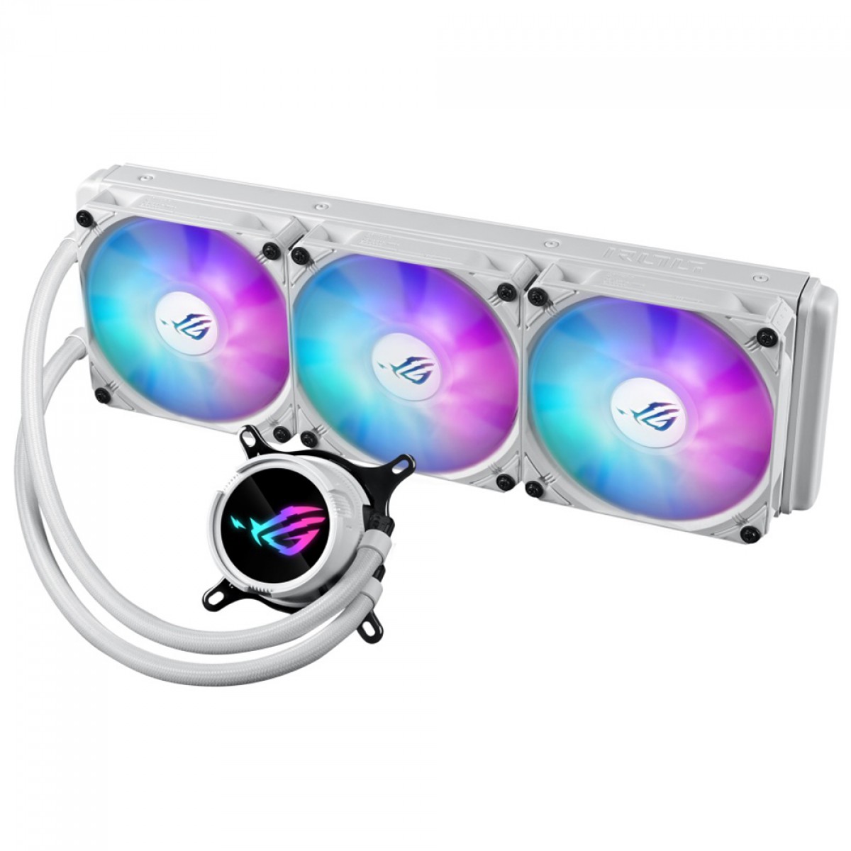 Water Cooler Asus Rog Strix LC III, 360mm, ARGB, Intel-AMD, White, 90RC00T2-M0UAY0