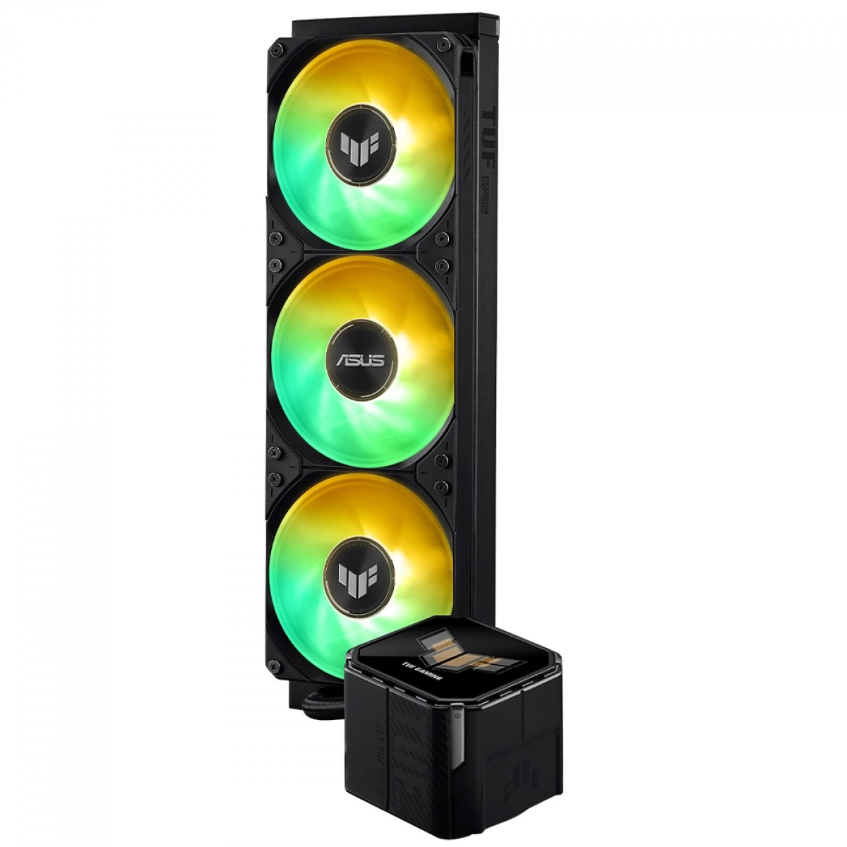 Water Cooler Asus TUF Gaming LC III, 360mm, ARGB, Intel-AMD, Preto, 90RC0191-B0UAY0
