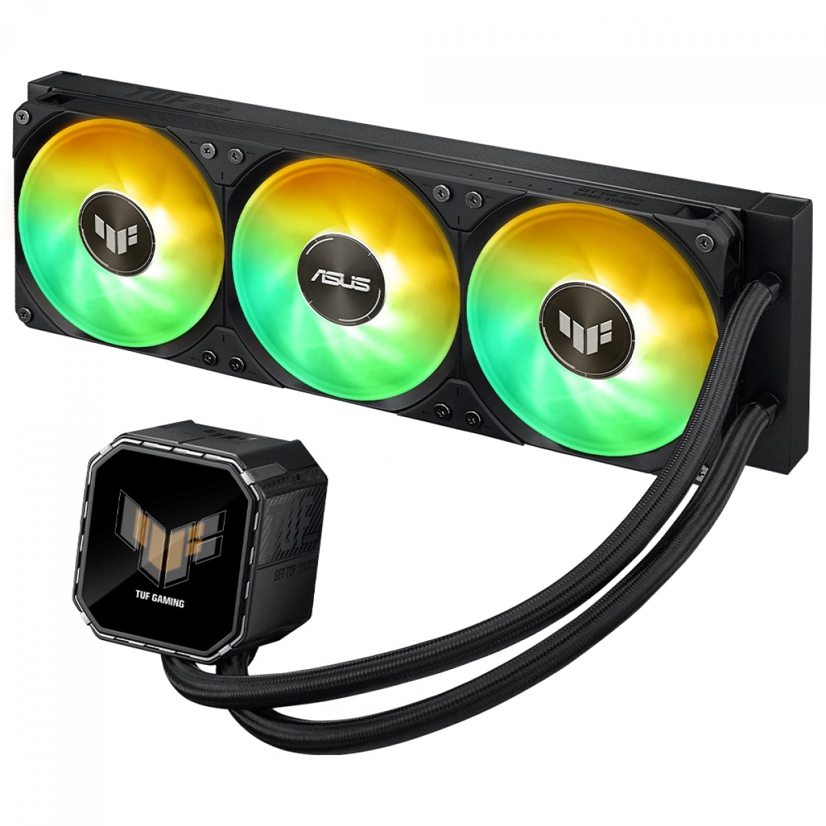 Water Cooler Asus TUF Gaming LC III, 360mm, ARGB, Intel-AMD, Preto, 90RC0191-B0UAY0