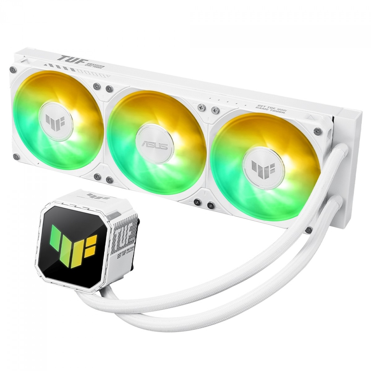 Water Cooler Asus TUF Gaming LC III White, 360mm, ARGB, Intel-AMD, Branco, 90RC0192-B0UAY0