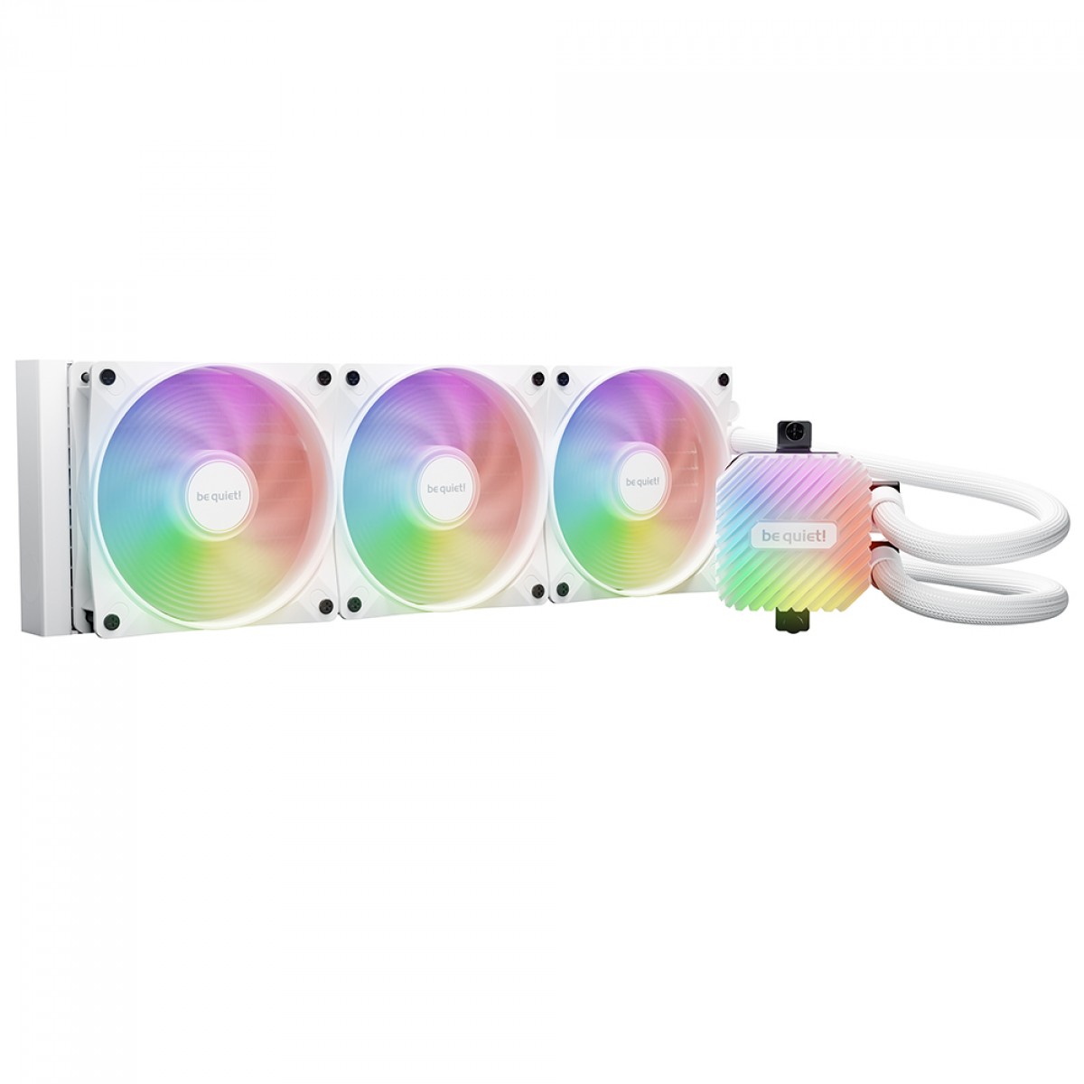 Water Cooler Be Quiet Light Loop, ARGB, 360mm, PWM, Intel/AMD, Branco, BW023