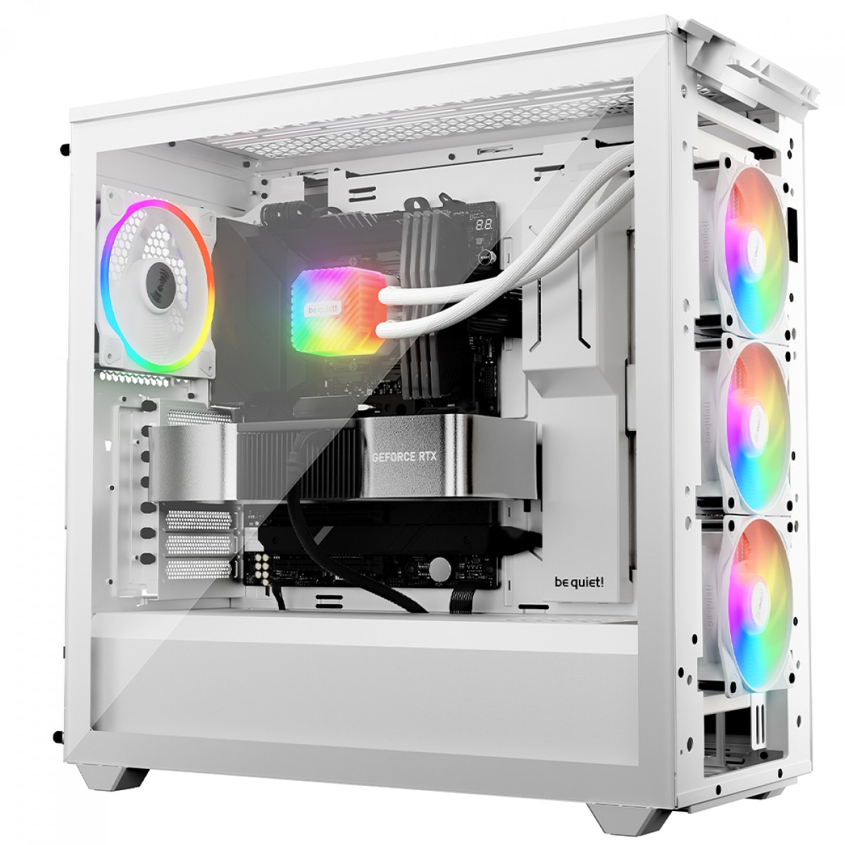 Water Cooler Be Quiet Light Loop, ARGB, 360mm, PWM, Intel/AMD, Branco, BW023