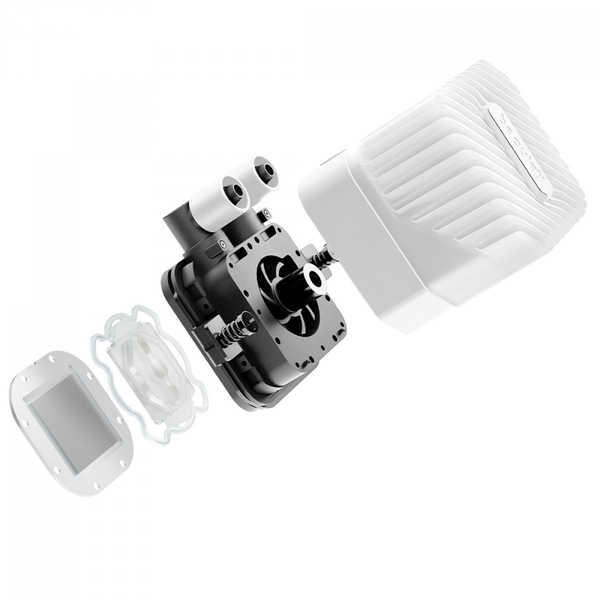 Water Cooler Be Quiet Light Loop, ARGB, 360mm, PWM, Intel/AMD, Branco, BW023