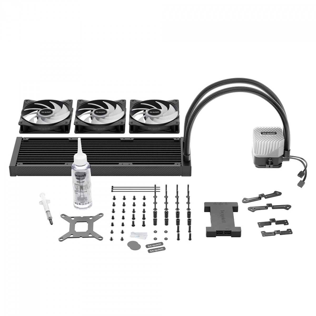 Water Cooler Be Quiet Light Loop, ARGB, 360mm, PWM, Intel/AMD, Preto, BW022