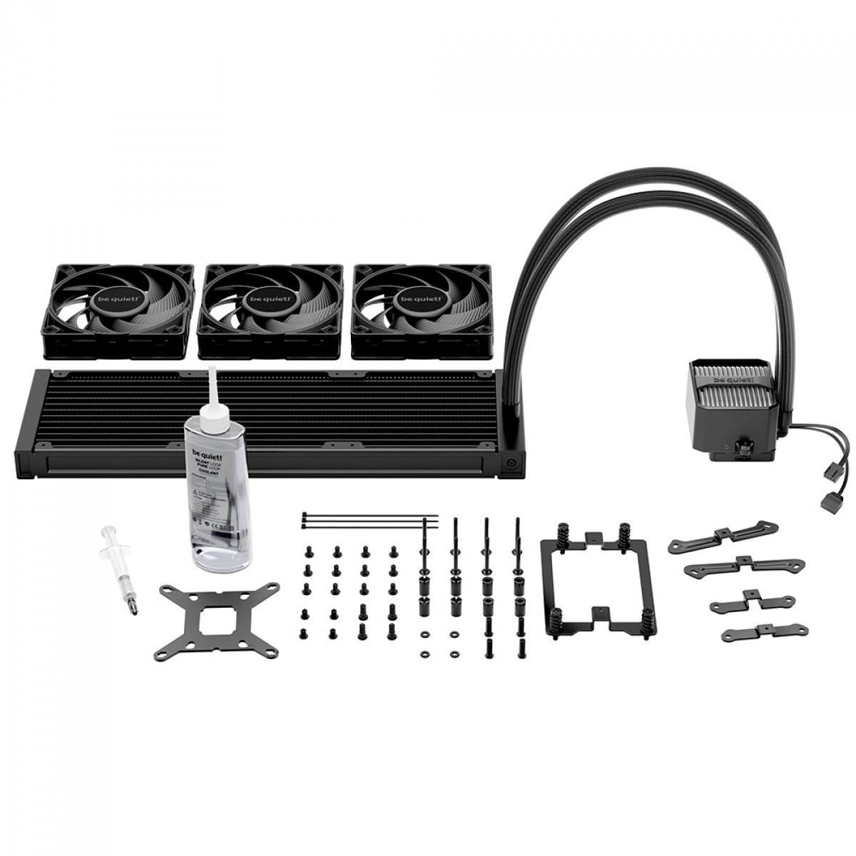 Water Cooler Be Quiet Silent Loop 3, ARGB, 360mm, PWM, Intel/AMD, Preto, BW025