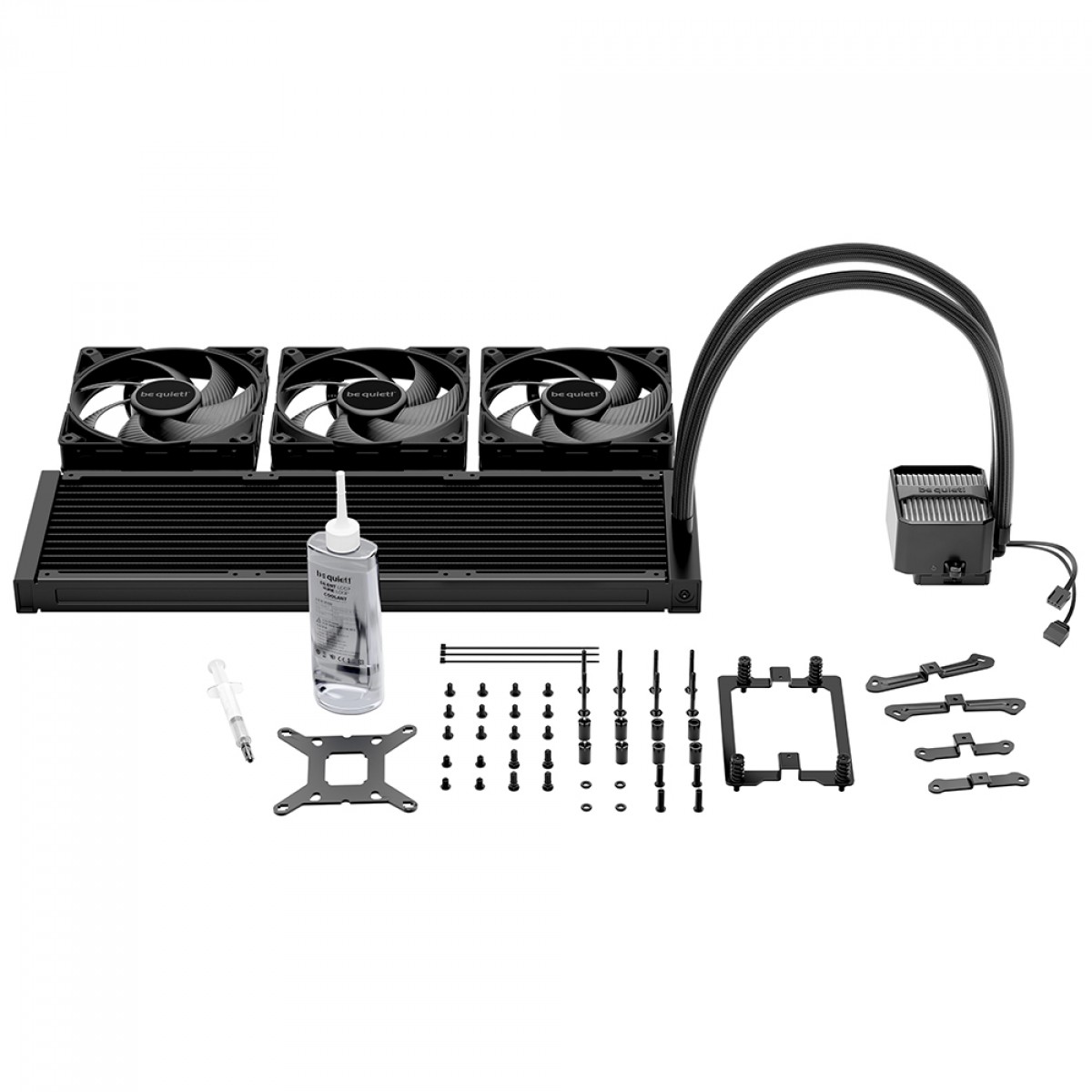 Water Cooler Be Quiet Silent Loop 3, ARGB, 420mm, PWM, Intel/AMD, Preto, BW026