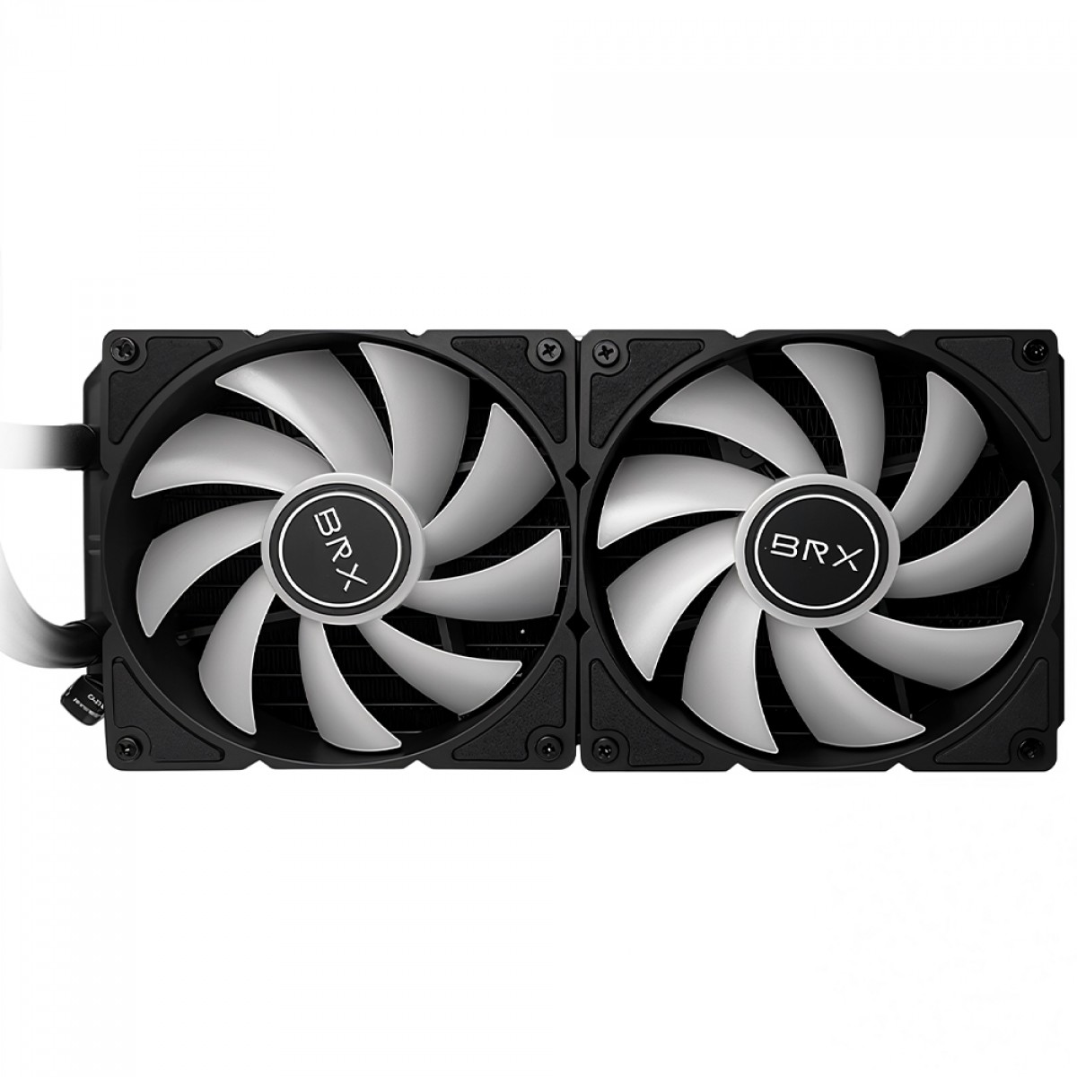 Water Cooler BRX Frost Black CAF105, RGB, 240mm, PWM, Intel-AMD, Preto