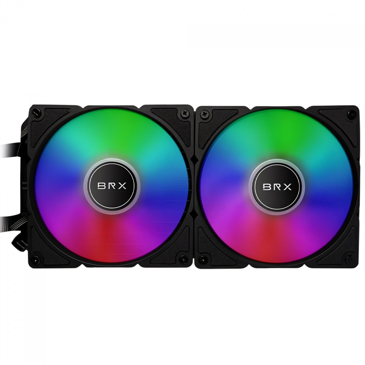 Water Cooler BRX Frost Black CAF105, RGB, 240mm, PWM, Intel-AMD, Preto