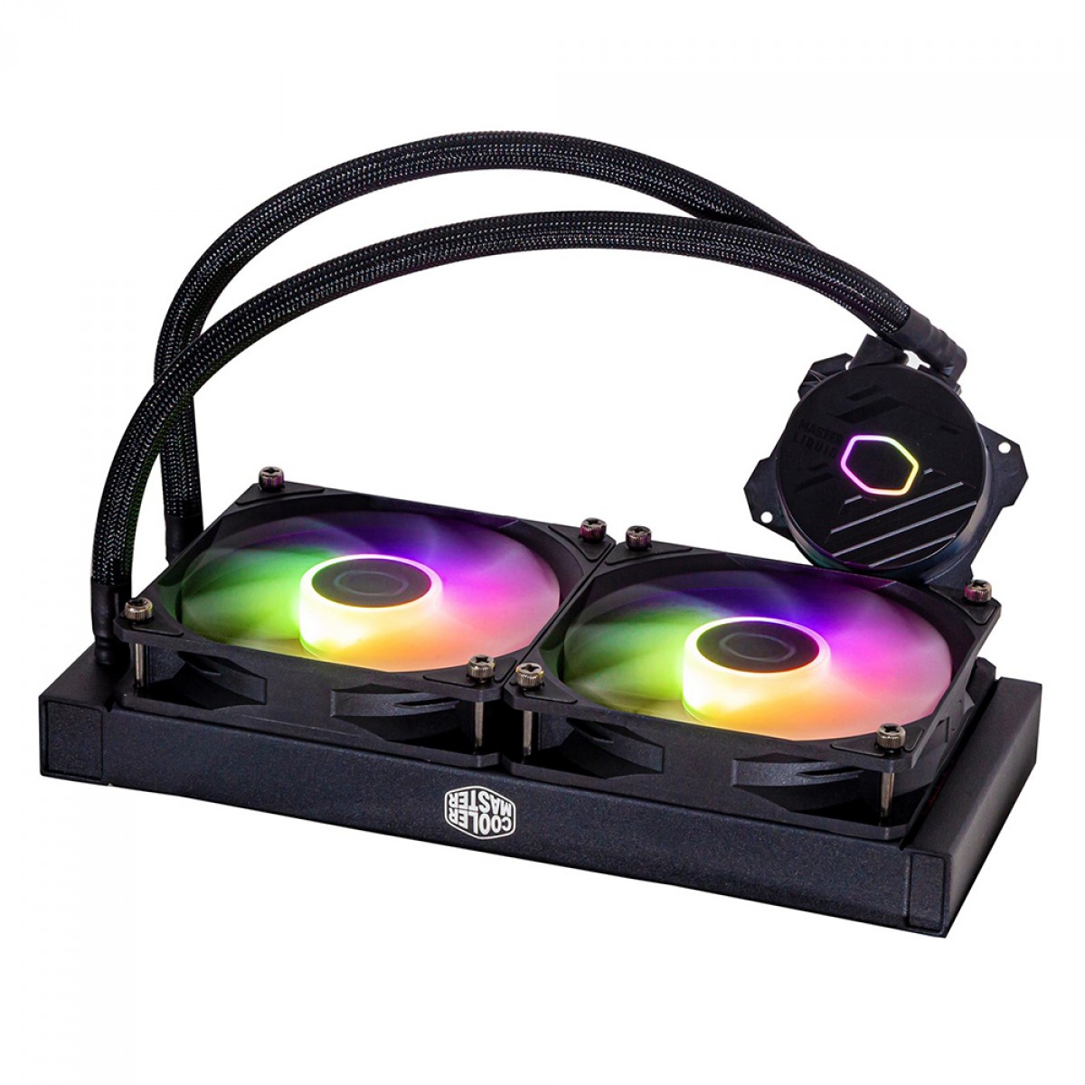 Water Cooler Cooler Master MasterLiquid 240L Core ARGB, 240mm, Intel-AMD, Preto, MLW-D24M-A18PZ-R1