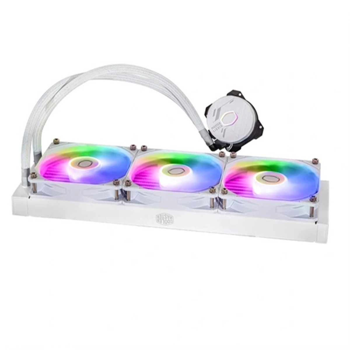 Water Cooler Cooler Master MasterLiquid 360L Core ARGB White, 360mm, Intel-AMD, Branco, MLW-D36M-A18PZ-RW