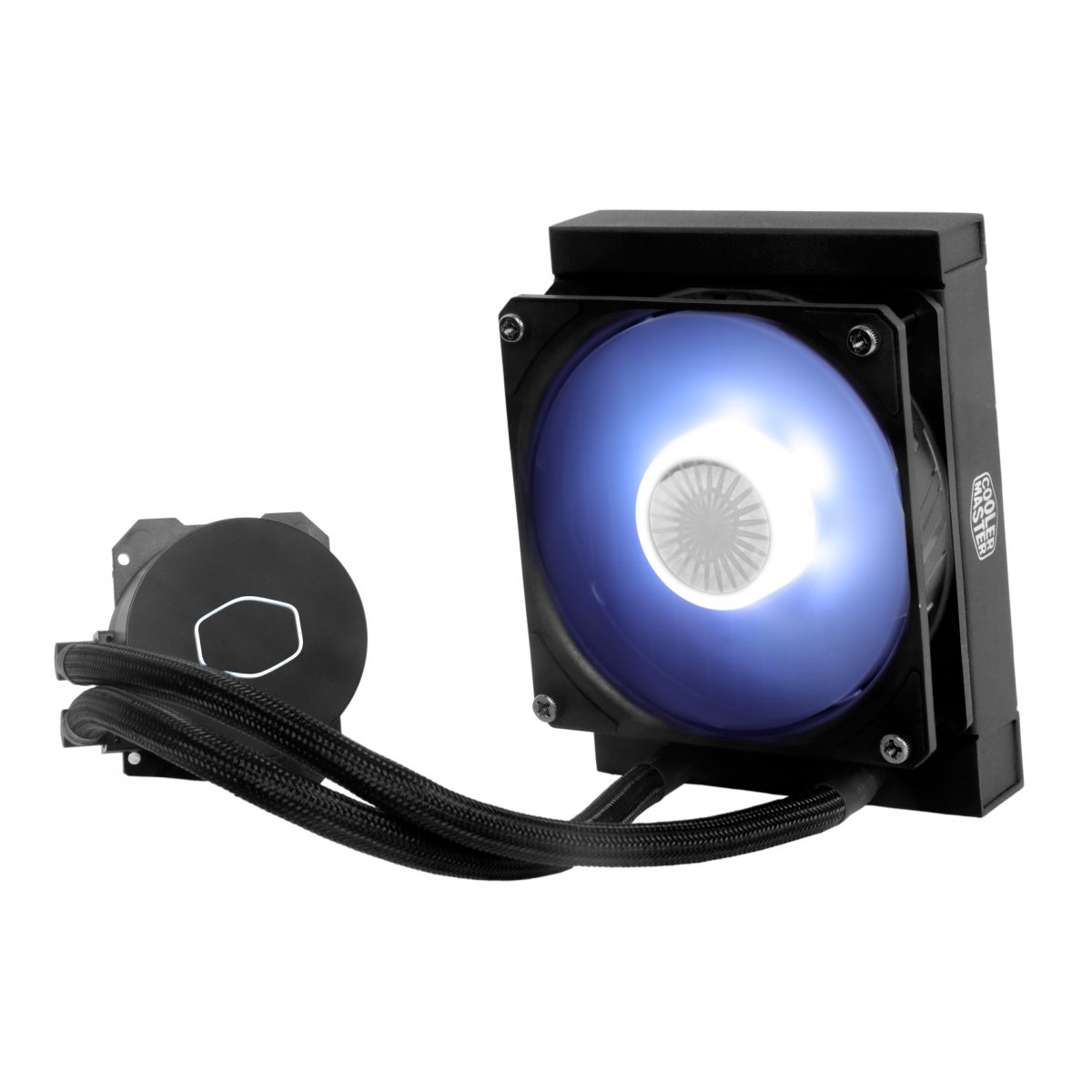Water Cooler Cooler Master Masterliquid ML120L V2 White, 120mm, Intel-AMD, MLW-D12M-A18PW-R2