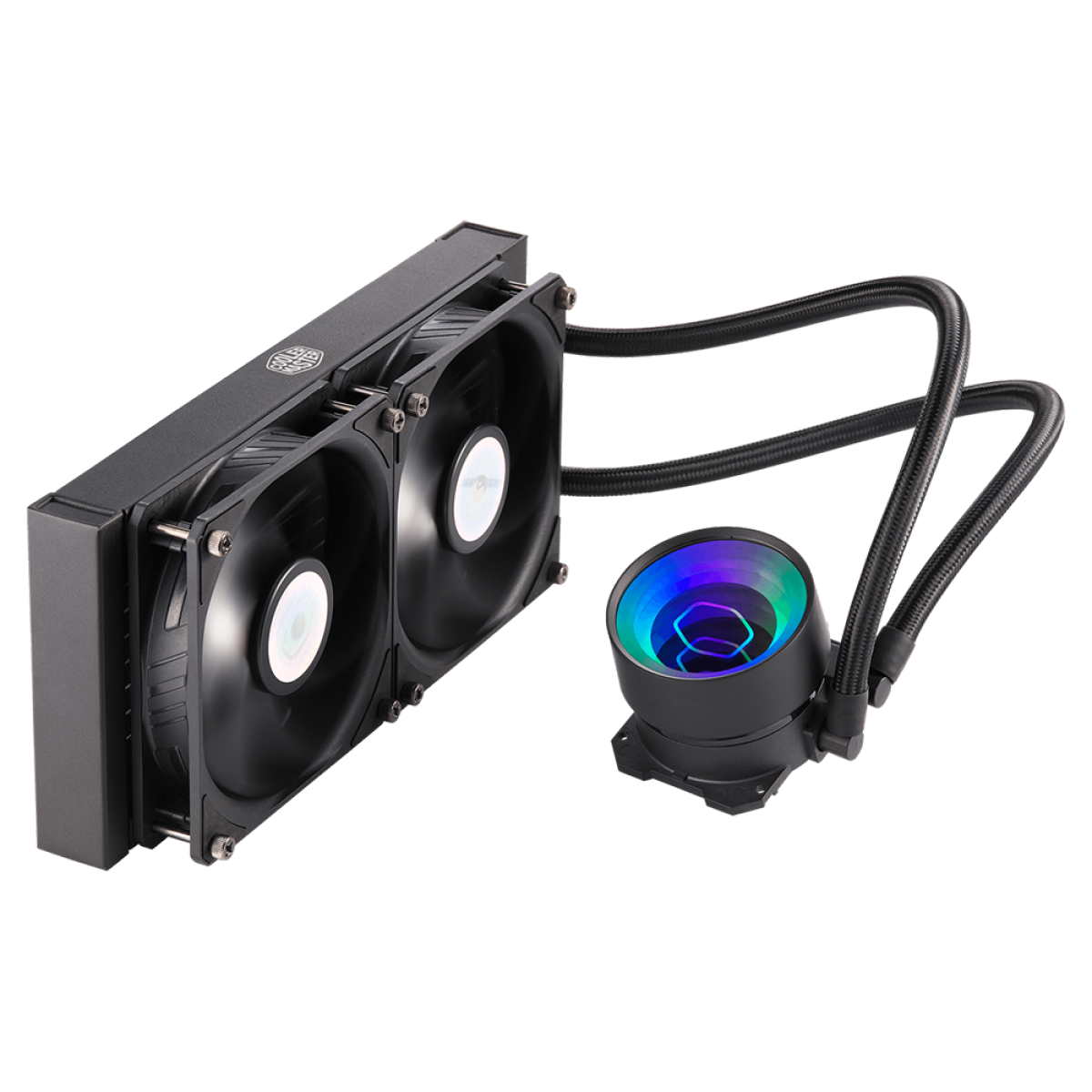Water Cooler Cooler Master Masterliquid ML240 Mirror, 240mm, Intel-AMD, ARGB, MLX-D24M-A18PK-R1