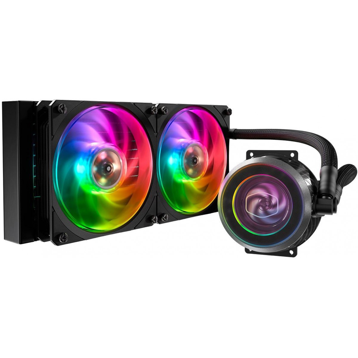 Water Cooler Cooler Master MasterLiquid ML240P Mirage, RGB 240mm, Intel-AMD, MLY-D24M-A20PA-R1