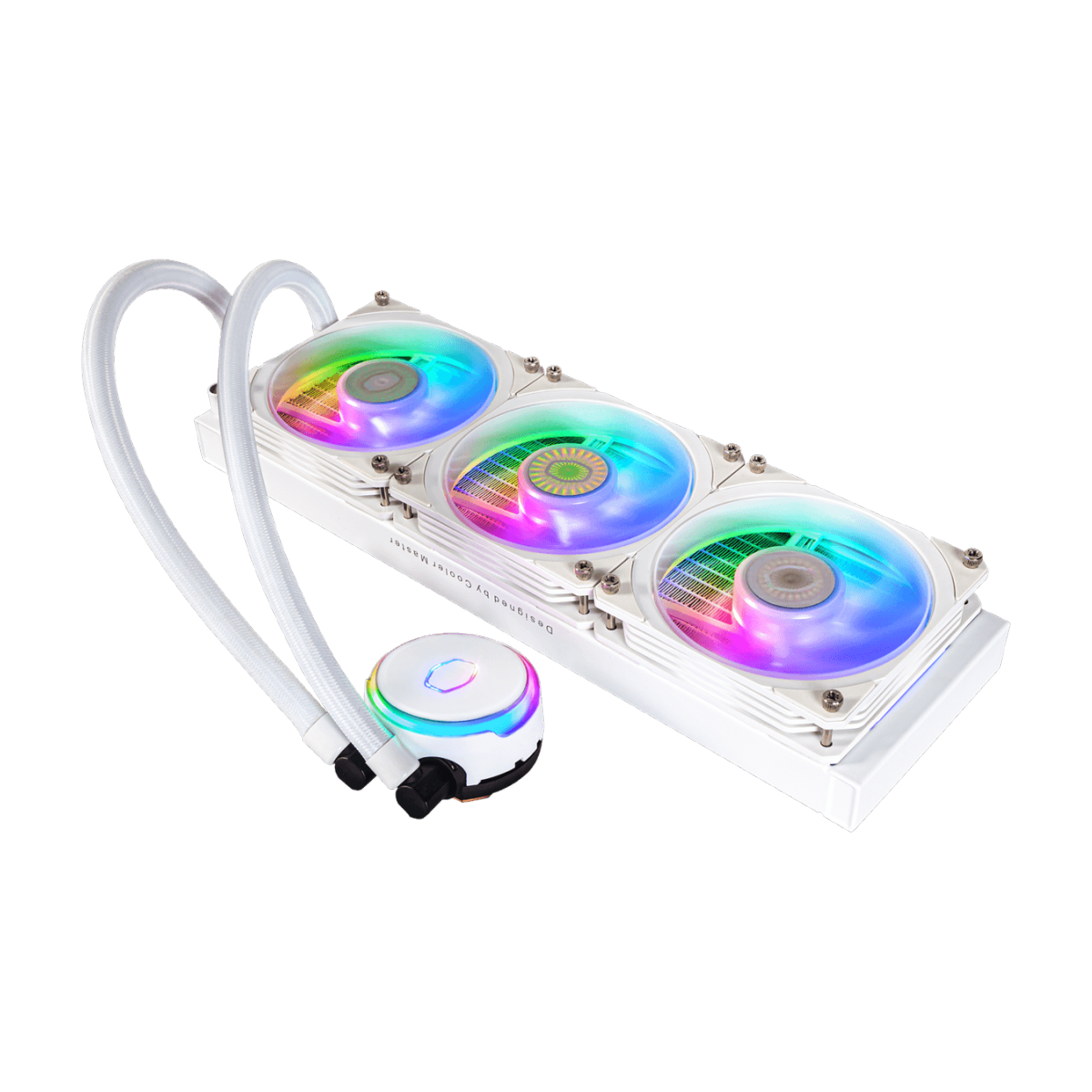 Water Cooler Cooler Master Masterliquid PL360 Flux, 360mm, Intel-AMD, ARGB, White, MLY-D36M-A23PZ-RW