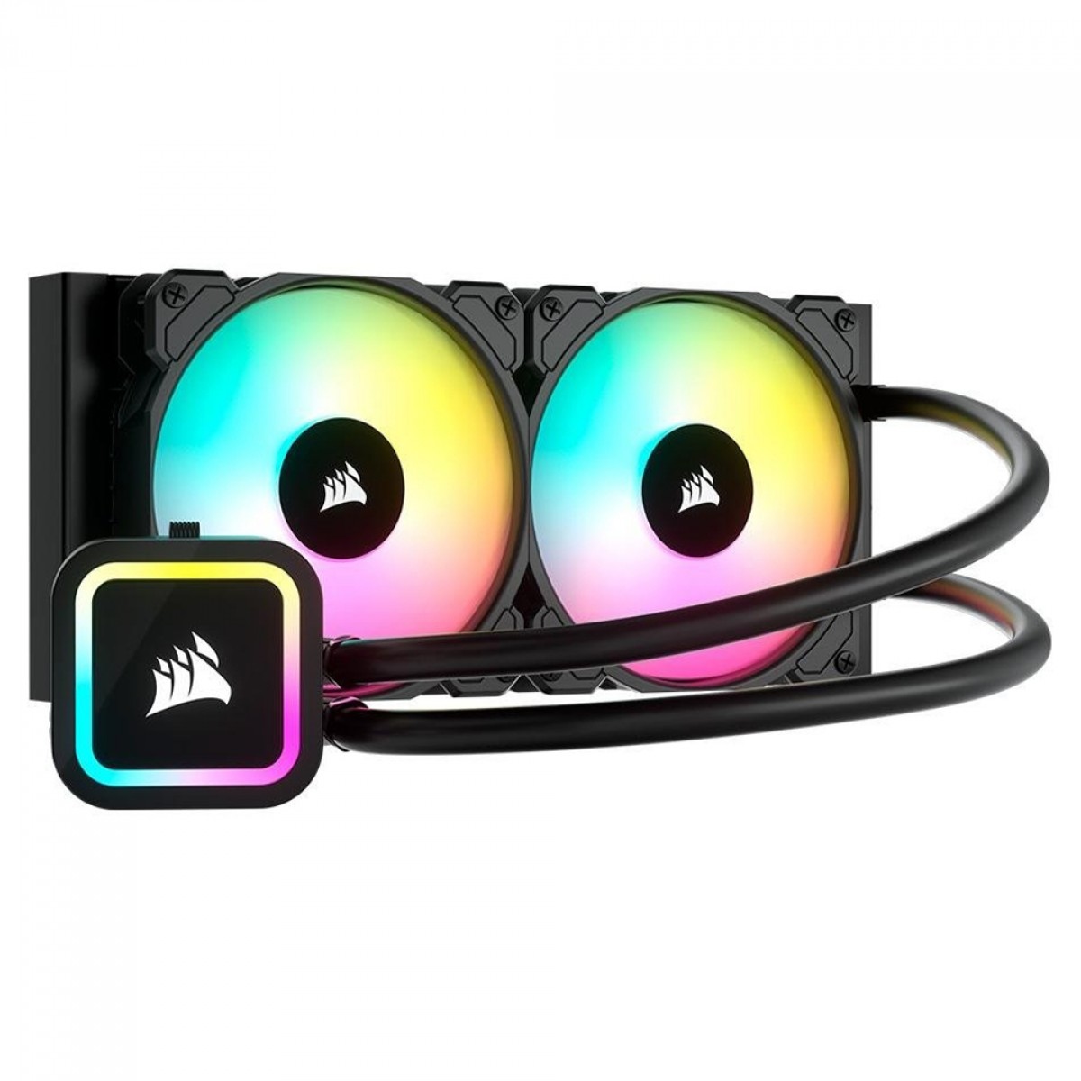 Water Cooler Corsair H100X RGB Elite, 240mm, Intel-AMD, CW-9060065-WW2