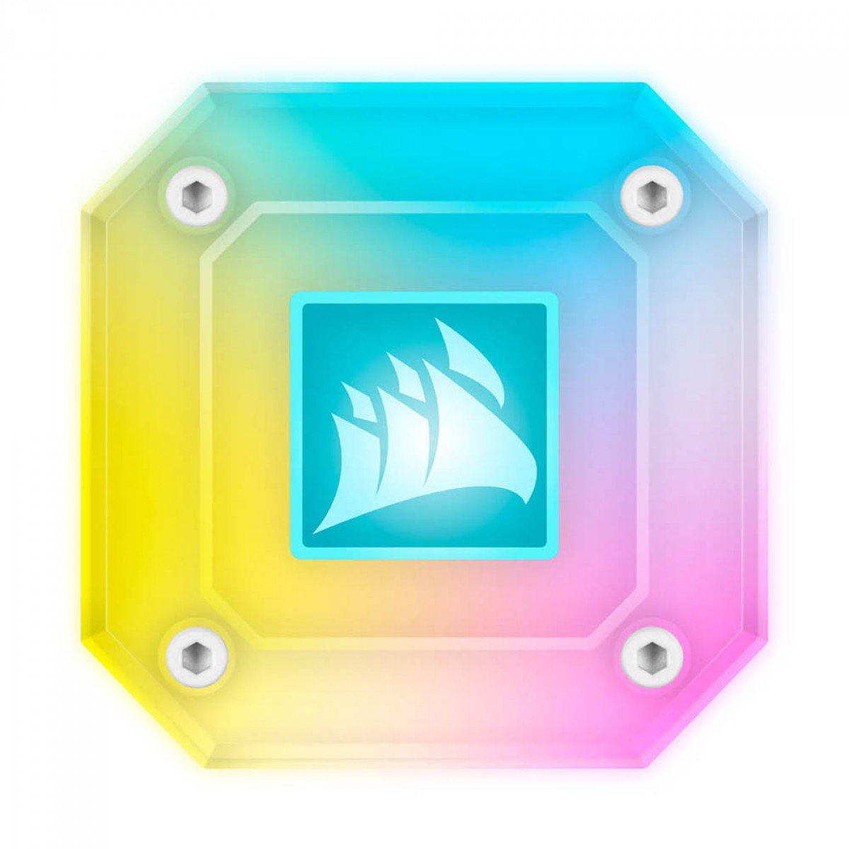 Water Cooler Corsair H150i Elite Capellix, RGB, 360mm, Intel-AMD, White, CW-9060051-WW