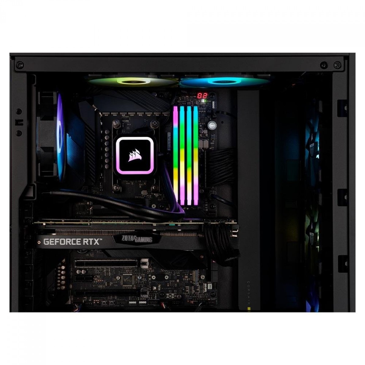 Water Cooler Corsair H60X RGB Elite, 120mm, Intel-AMD, CW-9060064-WW2