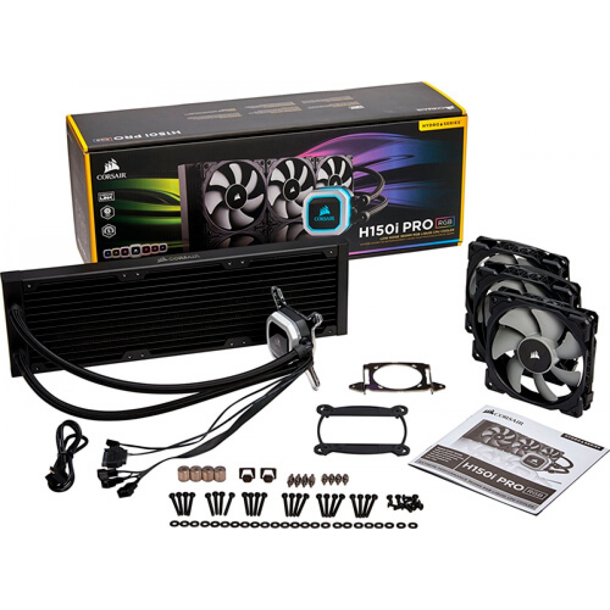 Water Cooler Corsair H150i Pro, RGB 360mm, Intel AMD, CW-9060031-WW