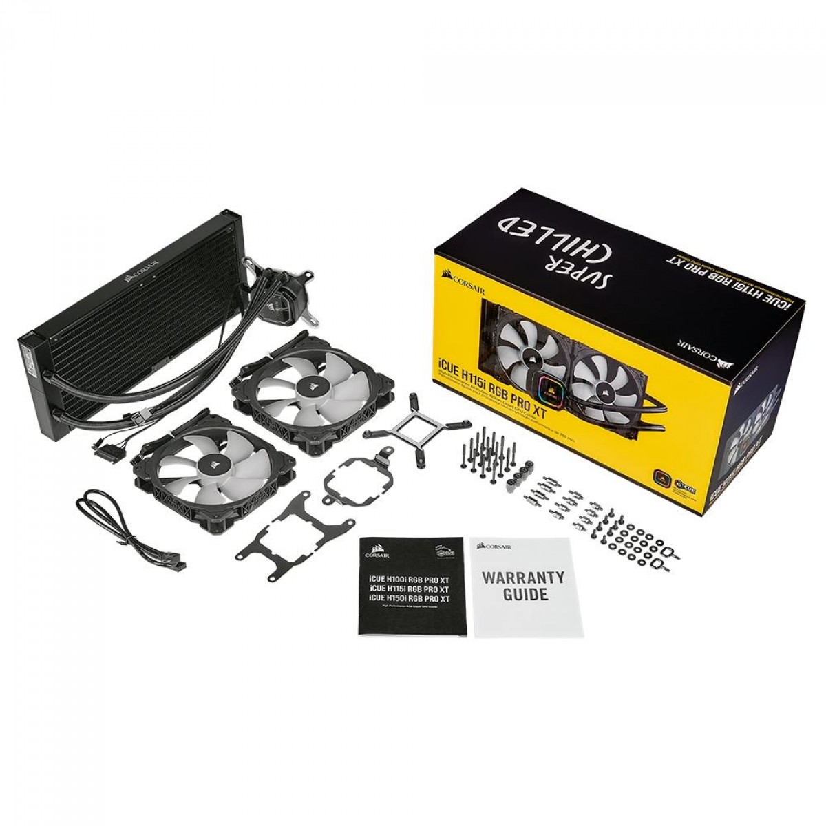 Water Cooler Corsair iCue H115i RGB PRO XT, 280mm, Intel-AMD, CW-9060044-WW