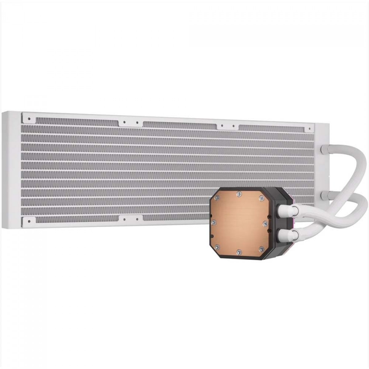 Water Cooler Corsair iCUE H150i Elite Capellix XT, RGB, 360mm, Intel-AMD, White, CW-9060073-WW