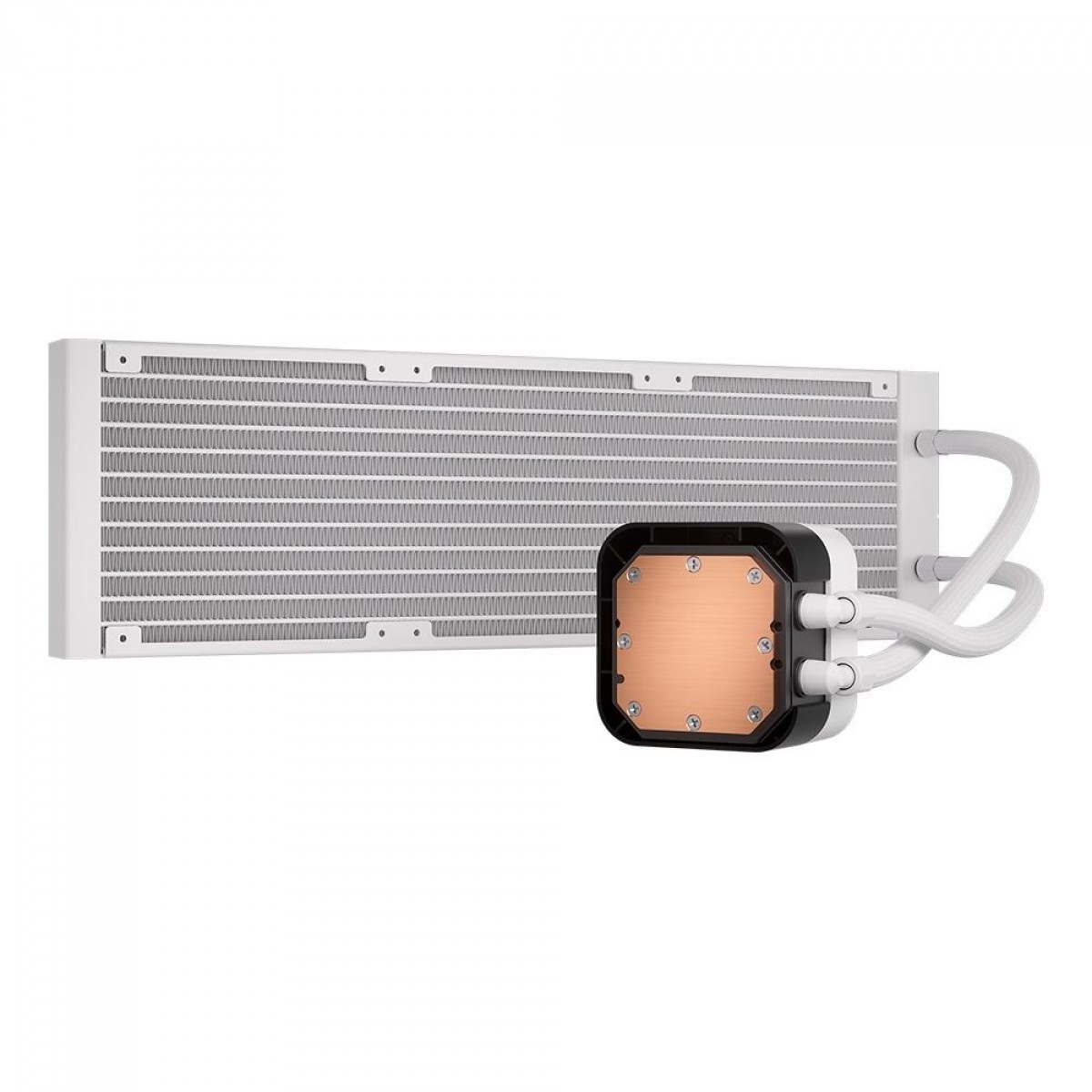 Water Cooler Corsair iCUE H150i ELITE LCD XT WHT, RGB, 360mm, Intel-AMD, White, CW-9060077-WW