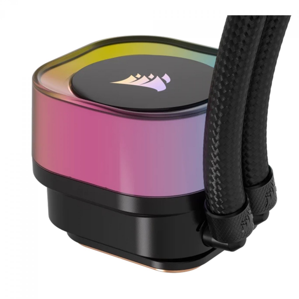 Water Cooler Corsair iCUE LINK H100i Black, 240mm, RGB, Intel-AMD, Preto, CW-9061001-WW