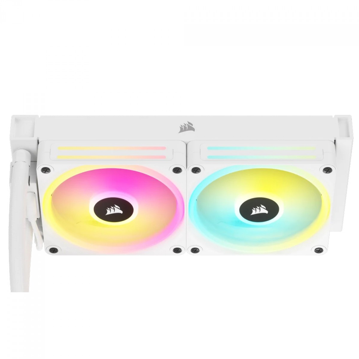 Water Cooler Corsair iCUE LINK H100i White, 240mm, RGB, Intel-AMD, Branco, CW-9061005-WW