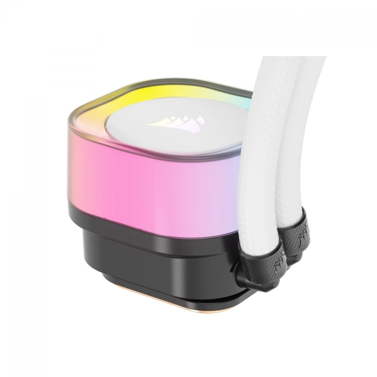 Water Cooler Corsair iCUE LINK H100i White, 240mm, RGB, Intel-AMD, Branco, CW-9061005-WW