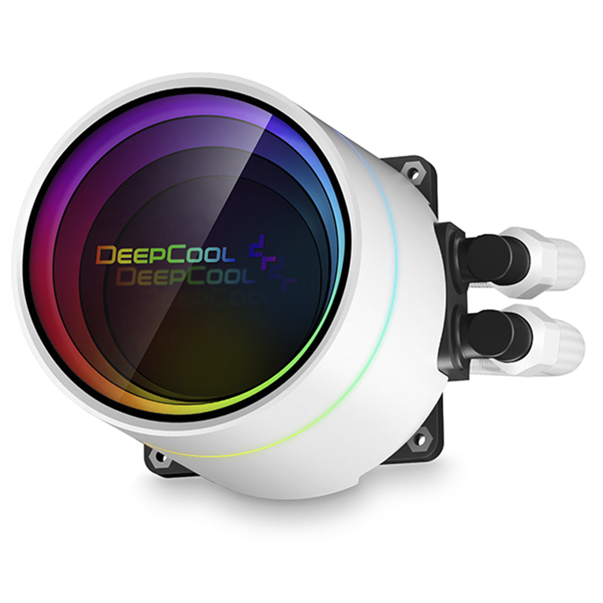 Water Cooler DeepCool Castle 240EX, LED A-RGB, 240mm, White, Intel-AMD, DP-GS-H12W-CSL240EX-AR-WH  