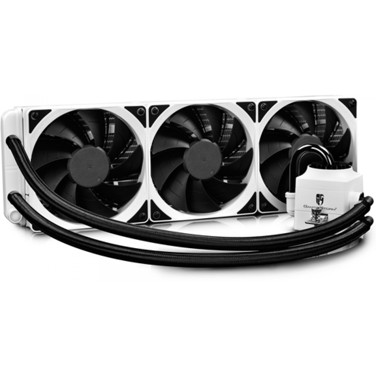 Water Cooler Deepcool Gamerstorm Captain 360EX, RGB 360mm, Intel-AMD, White, DP-GS-H12L-CT360RGB-WH