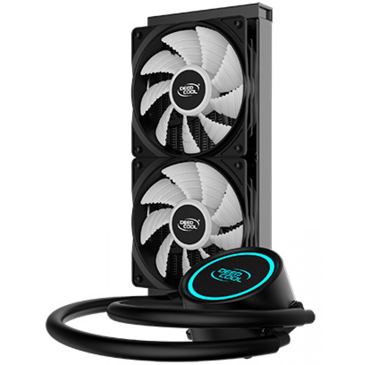 Water Cooler DeepCool Gammaxx L240T, LED Blue 240mm, Intel-AMD, DP-H12RF-GL240TB