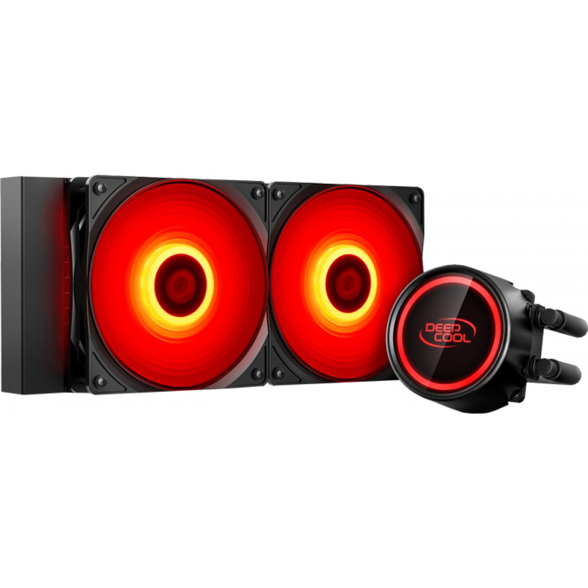Water Cooler DeepCool Gammaxx L240T, LED Red 240mm, Intel-AMD, DP-H12RF-GL240TR