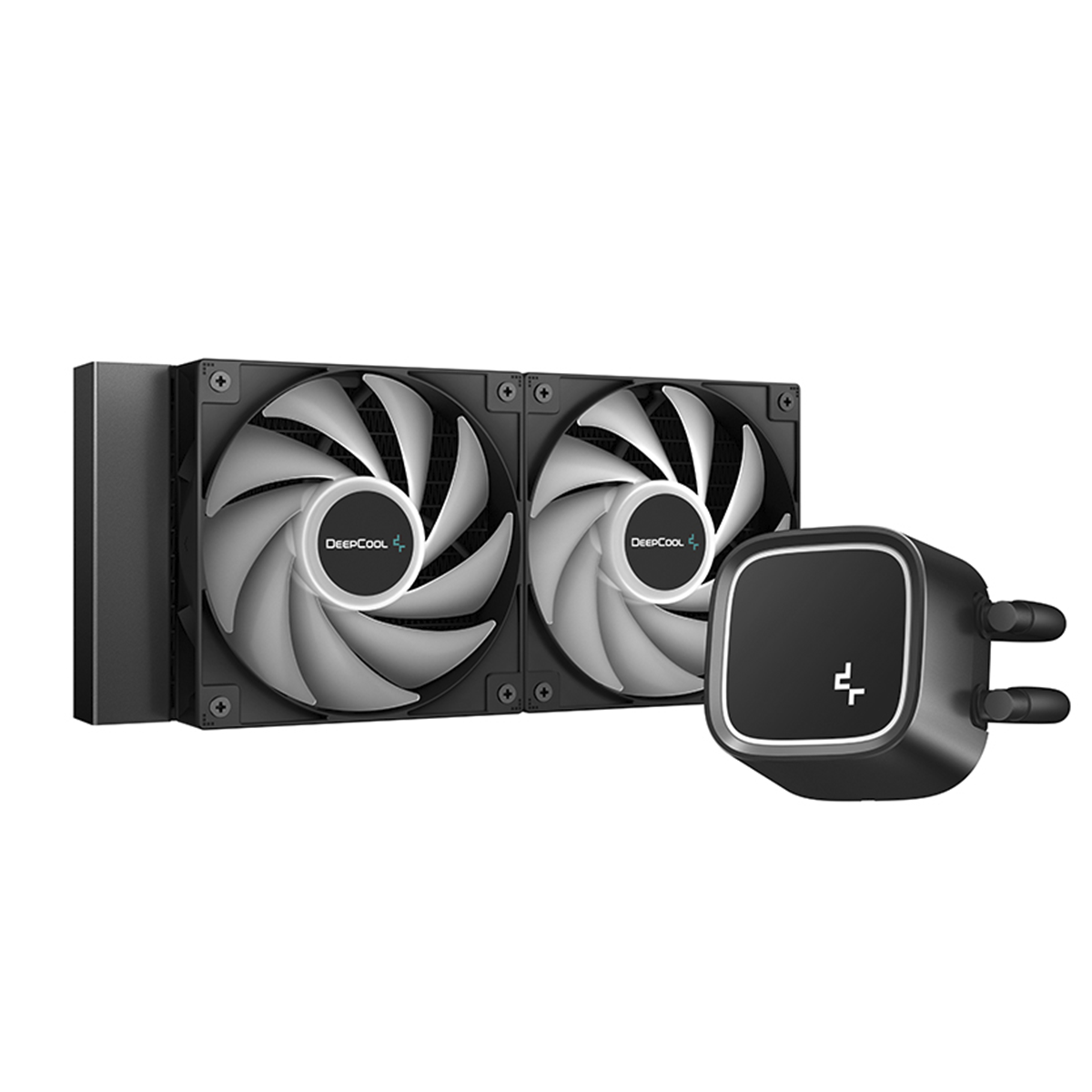 Water Cooler DeepCool LE500 Marrs, LED Green 240mm, Intel-AMD, R-LE500-BKLNMG-G-1