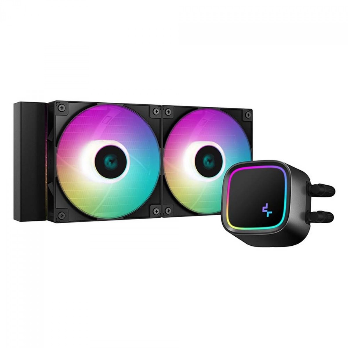 Water Cooler DeepCool LE520, ARGB, 240mm, Intel-AMD, Black, R-LE520-BKAMMN-G-1