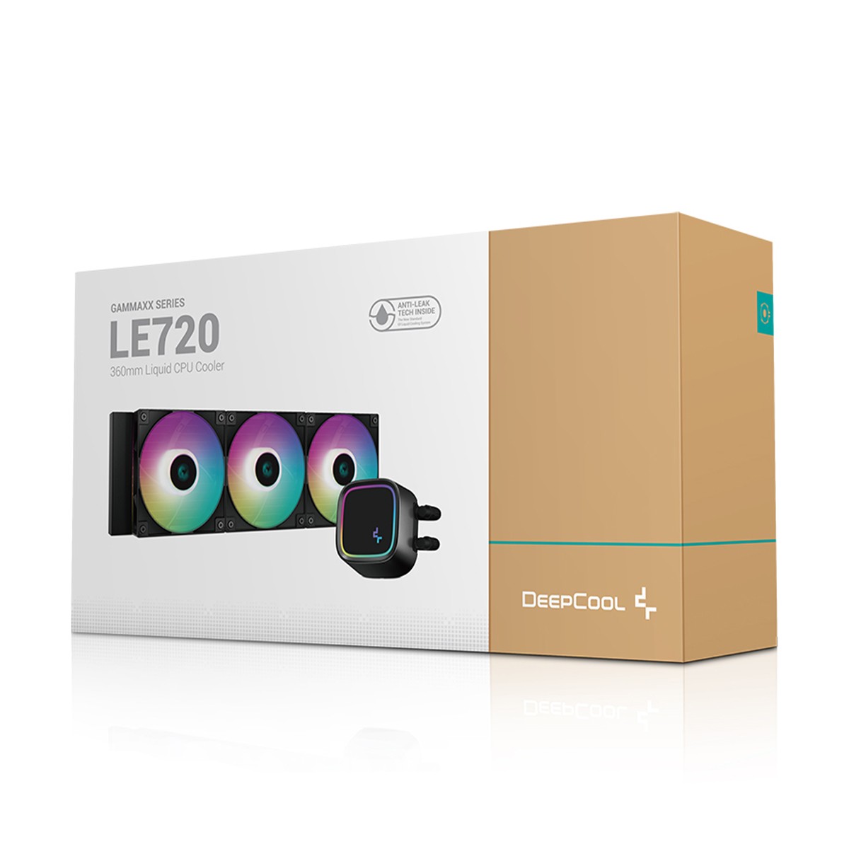 Water Cooler DeepCool LE720, ARGB, 360mm, Intel-AMD, R-LE720-BKAMMN-G-1