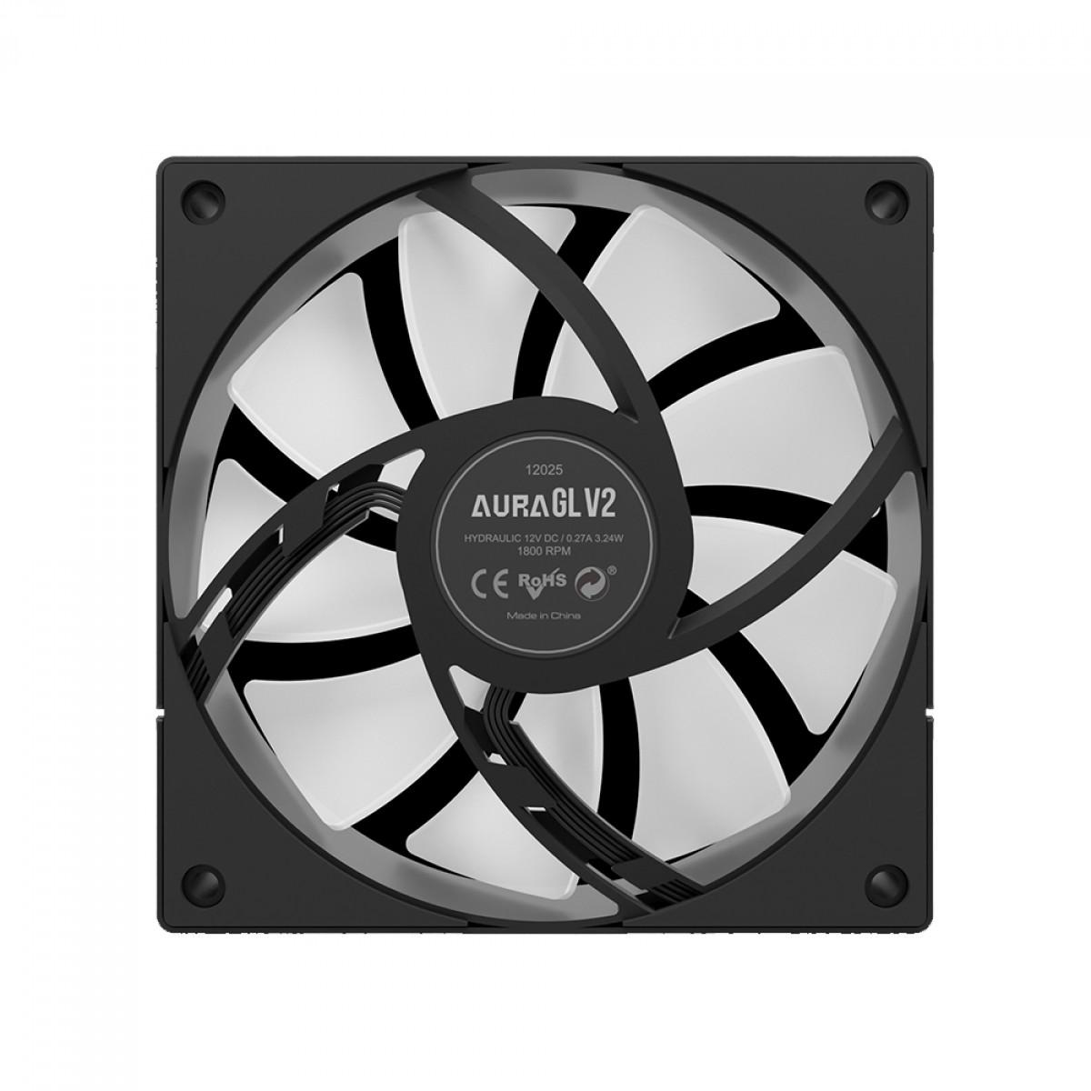 Water Cooler Gamdias Aura GL 120 V2, 120mm, ARGB, Intel/AMD, Black