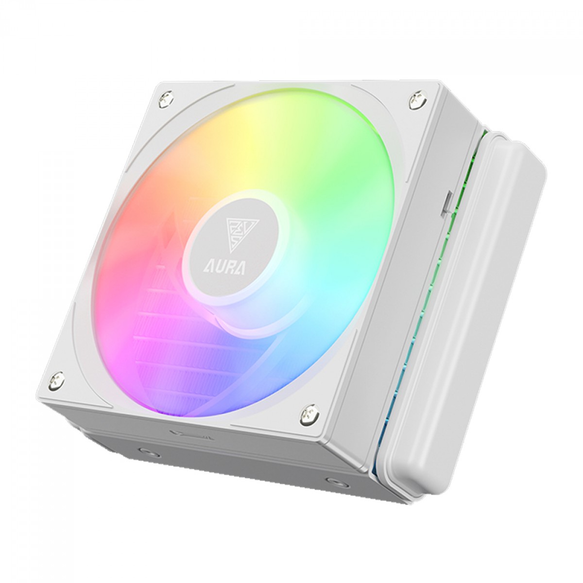 Water Cooler Gamdias Aura GL 120 V2, 120mm, ARGB, Intel/AMD, White