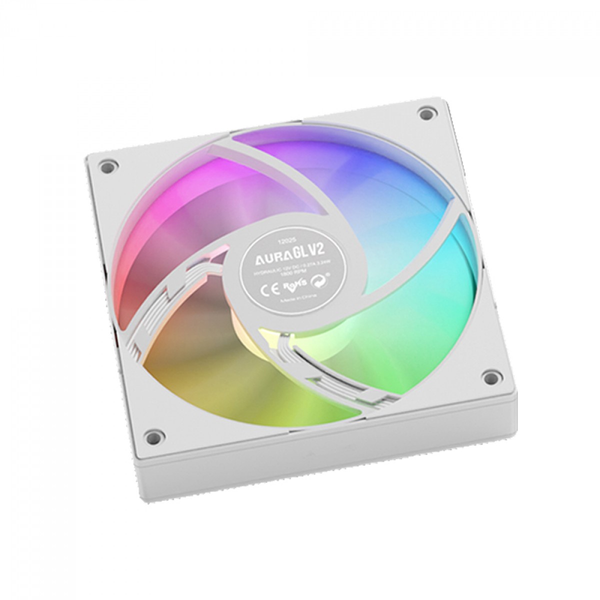 Water Cooler Gamdias Aura GL 120 V2, 120mm, ARGB, Intel/AMD, White