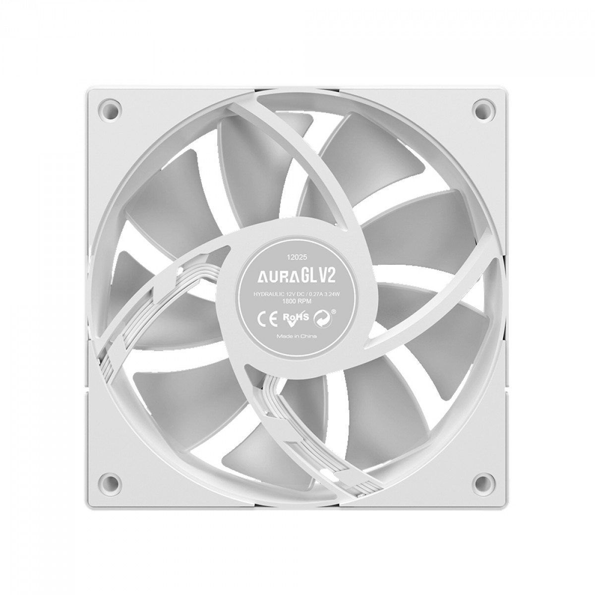 Water Cooler Gamdias Aura GL 120 V2, 120mm, ARGB, Intel/AMD, White