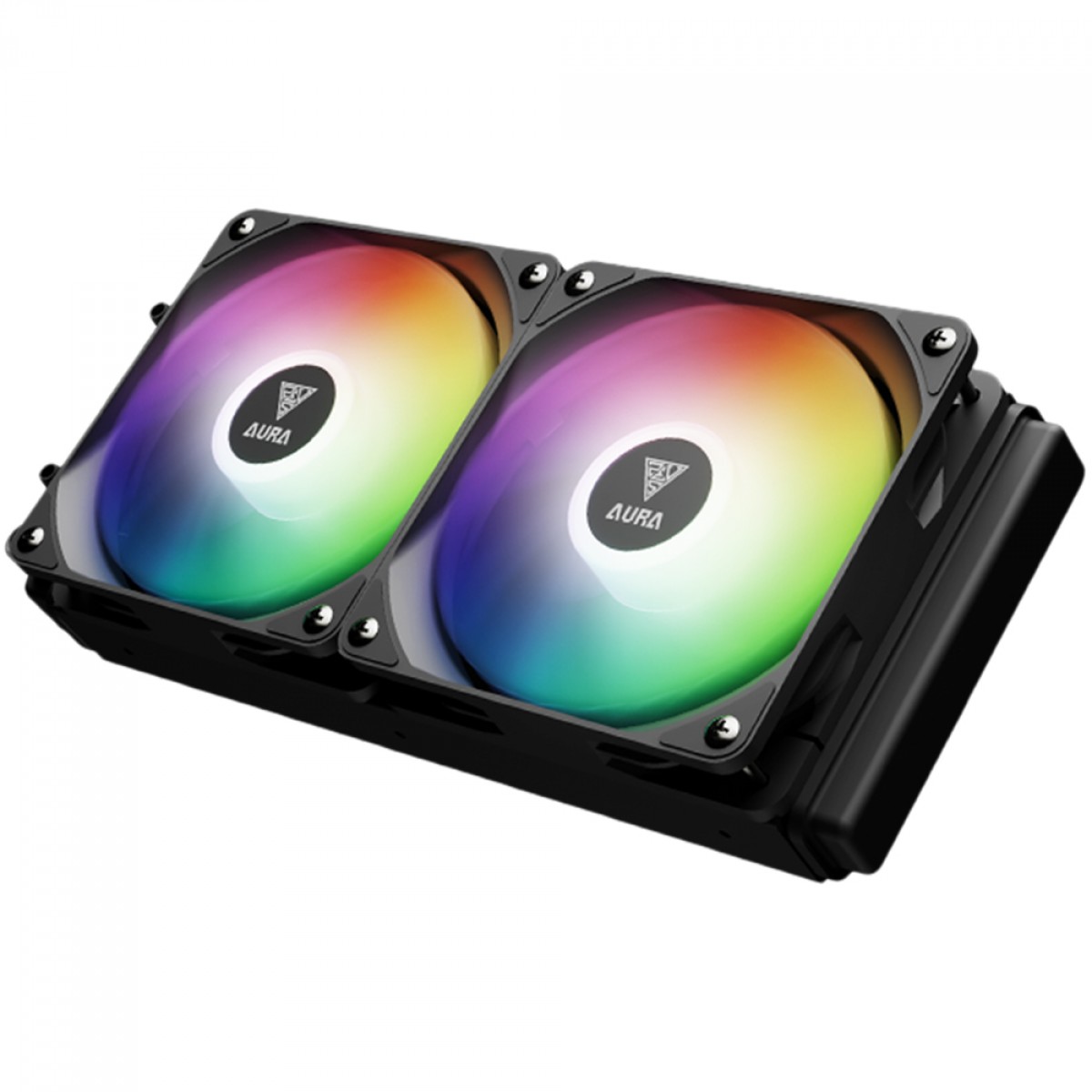 Water Cooler Gamdias Aura GL 240 Digital, 240mm, ARGB, Intel/AMD, Preto